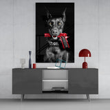 Doberman Glass Wall Art || Designer's Collection