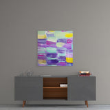 Abstract Glass Wall Art