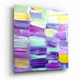 Abstract Glass Wall Art