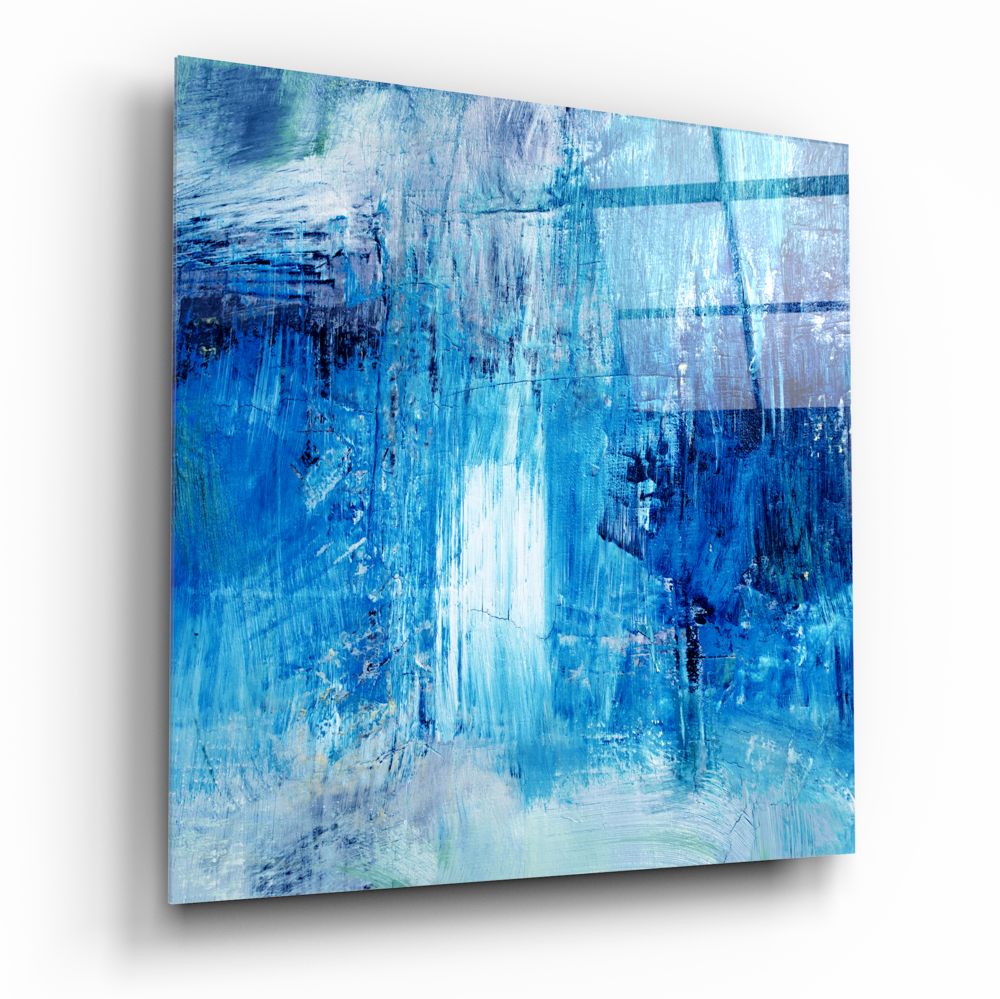 Abstract Glass Wall Art