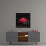 Red Apple Glass Wall Art