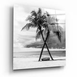 Palm Trees Glass Wall Art