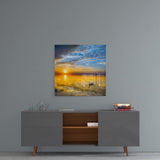 Sunset Glass Wall Art