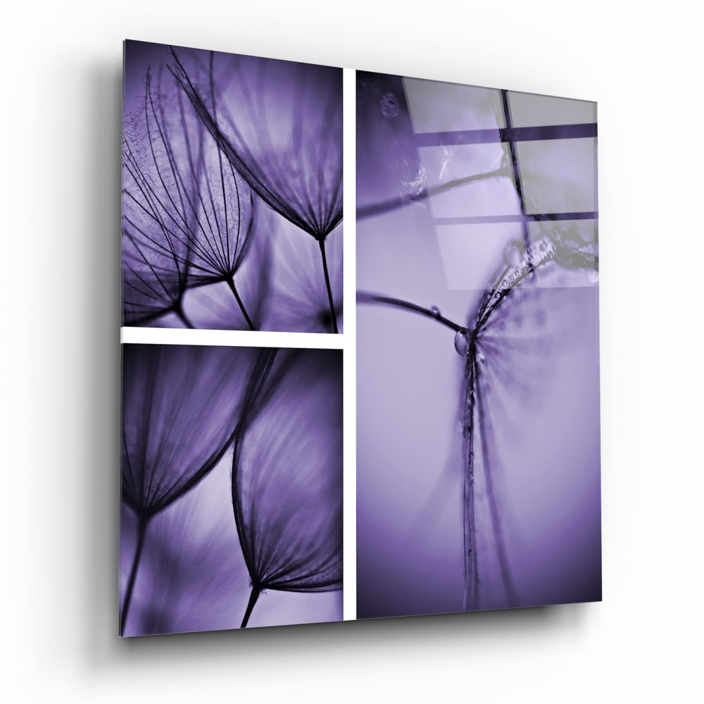 Flower Glass Wall Art