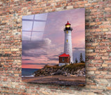 Lighthouse Glass Wall Art