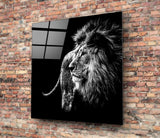 Lion Glass Wall Art