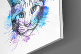 Cat Glass Wall Art