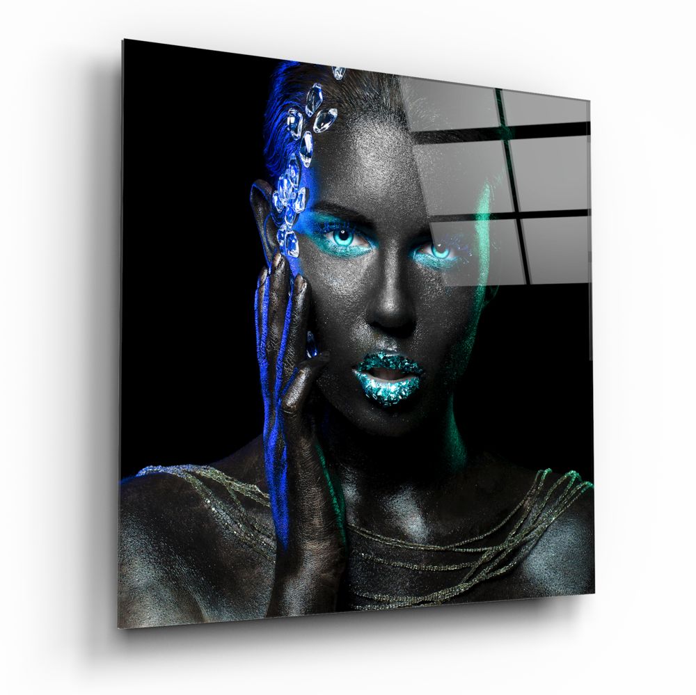 Woman Glass Wall Art