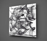 Abstract Glass Wall Art