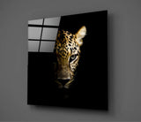 Leopard Glass Wall Art