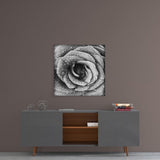 Rose Glass Wall Art