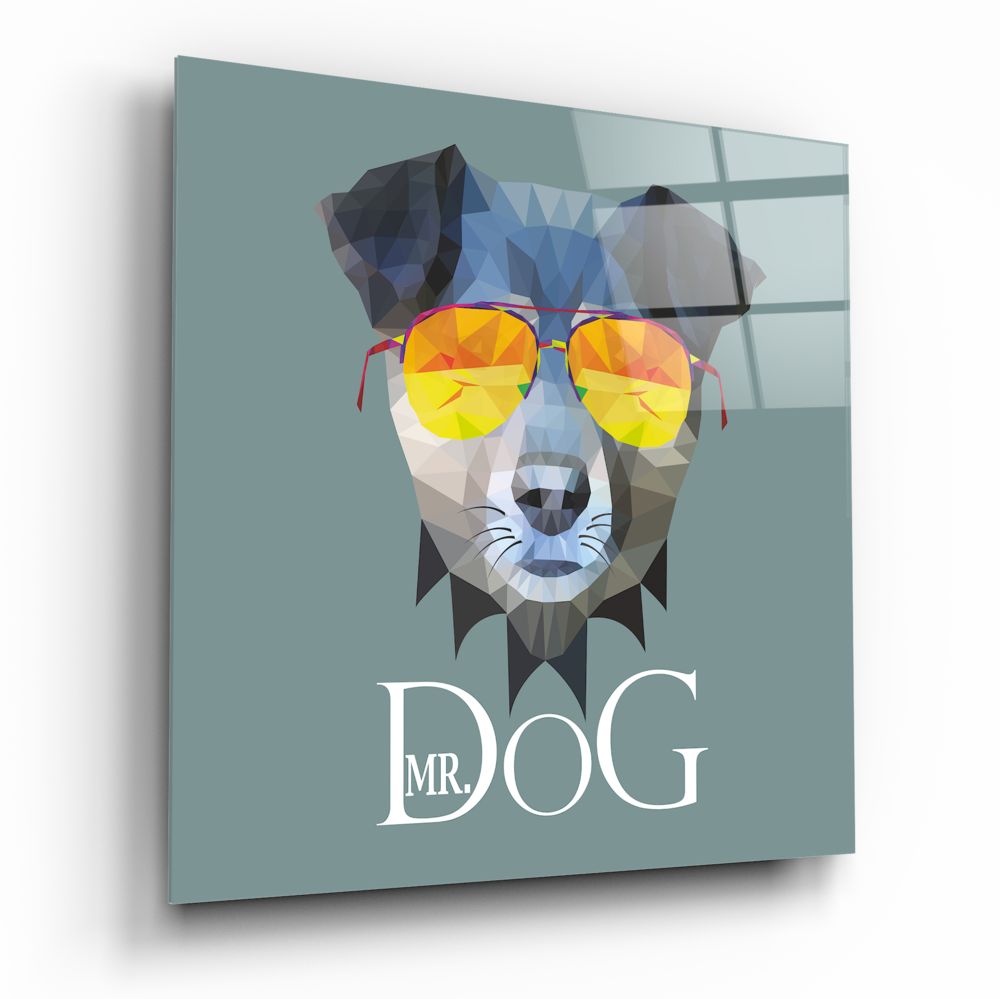 Dog Glass Wall Art