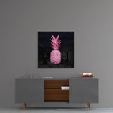 Pineapple Glass Wall Art