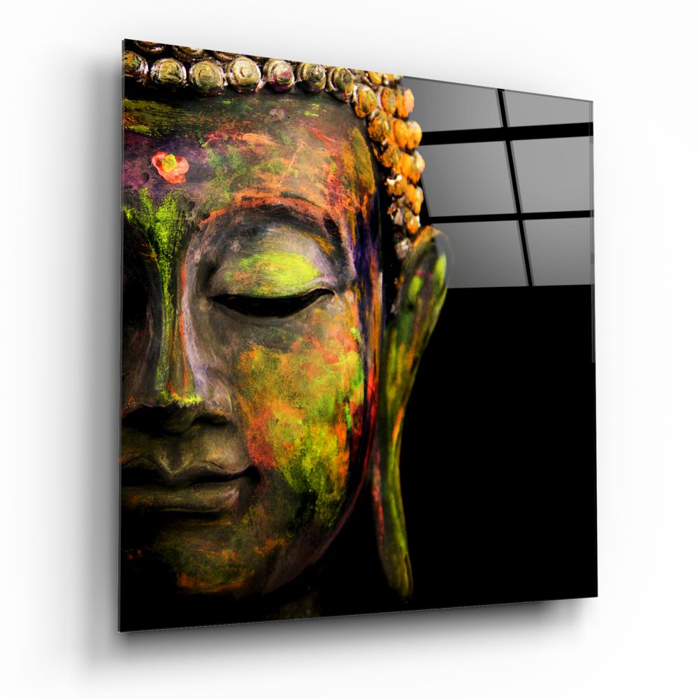 Buddha Glass Wall Art