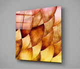 Gold Shells Glass Wall Art