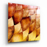 Gold Shells Glass Wall Art