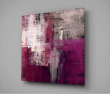 Purple Touch Glass Wall Art