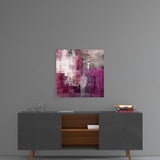 Purple Touch Glass Wall Art