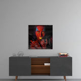 Ruby Woman Glass Wall Art