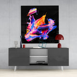 Dance of Colors Glass Wall Art