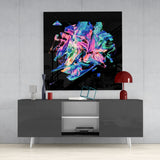 Dance of Colors Glass Wall Art