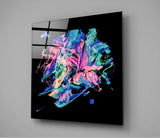 Dance of Colors Glass Wall Art