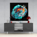 Dance of Colors Glass Wall Art