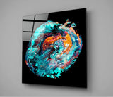 Dance of Colors Glass Wall Art