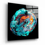 Dance of Colors Glass Wall Art