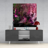 Flowing Colors Glass Wall Art