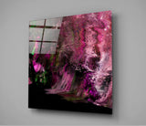 Flowing Colors Glass Wall Art