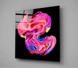 Dance of Colors Glass Wall Art