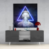 Geometric Thoughts Glass Wall Art