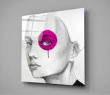 Pink Look Glass Wall Art