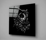 Owl Glass Wall Art