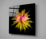 Color Explosion Glass Wall Art