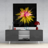 Color Explosion Glass Wall Art