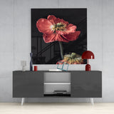 Flower Glass Wall Art