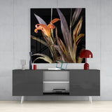 Flower Glass Wall Art