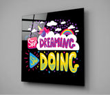 “Start Doing” Glass Wall Art