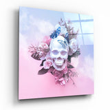 Flower Head Glass Wall Art | Insigne Art Design