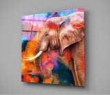 Elephant Glass Wall Art | Insigne Art Design