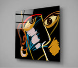 Abstract Reality Glass Wall Art | Insigne Art Design