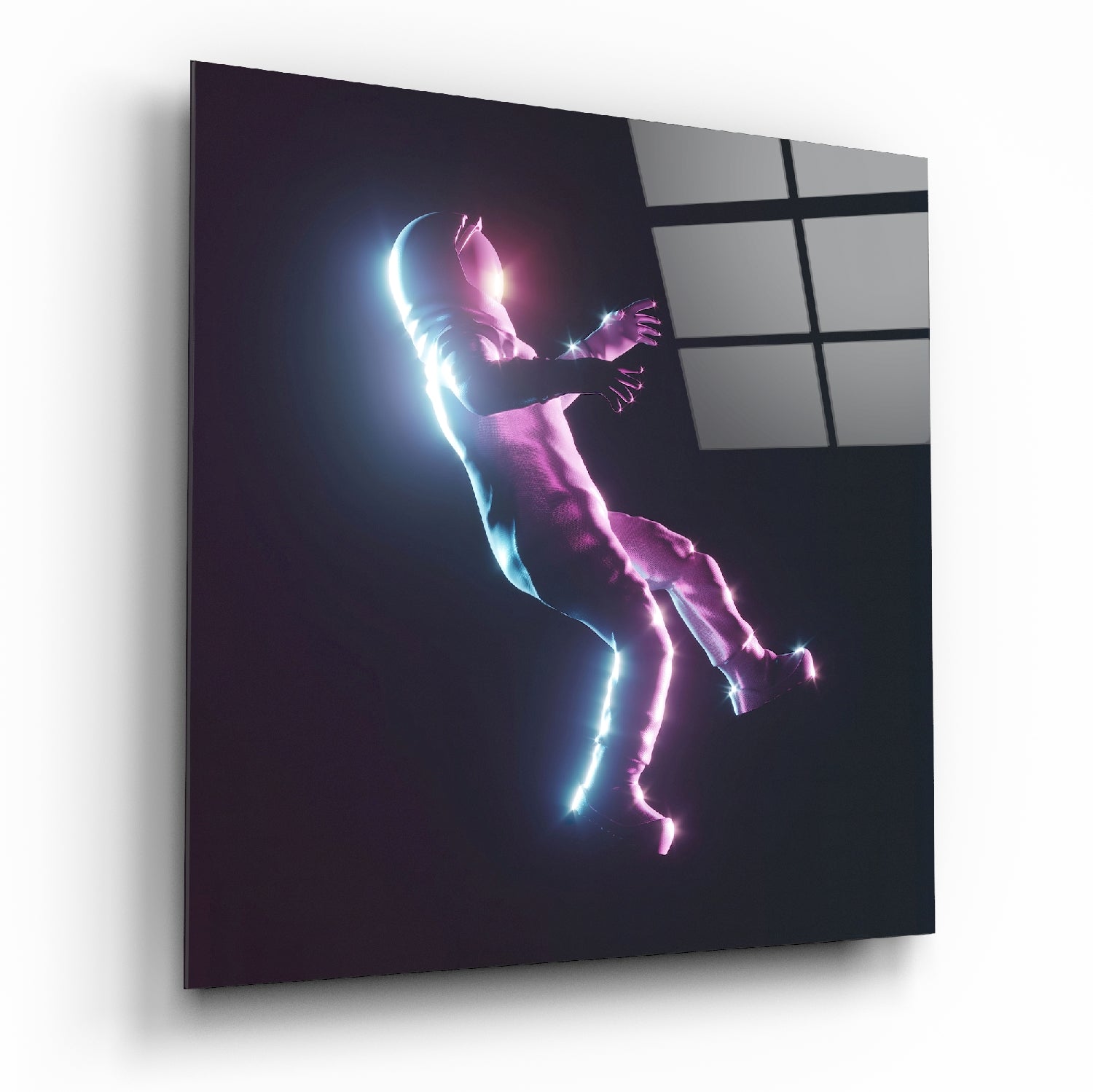 Astronaut Glass Wall Art | Insigne Art Design