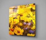 Flowers Glass Wall Art | Insigne Art Design