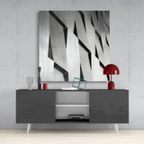 Modern Abstraction Glass Wall Art | Insigne Art Design