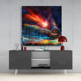 Colors of Space Glass Wall Art | Insigne Art Design