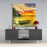 Sunset Glass Wall Art | Insigne Art Design