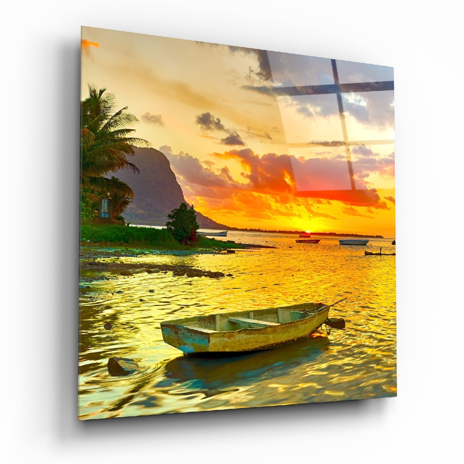 Sunset Glass Wall Art | Insigne Art Design