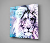 Lion Glass Wall Art | Insigne Art Design